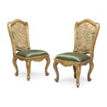 PAIR OF RARE PATTONE CHAIRS LUCCA 18TH CENTURY