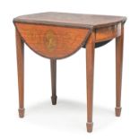 DROP-LEAF SHERATON TABLE ENGLAND 19th CENTURY