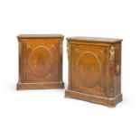 PAIR OF SMALL SIDEBOARDS IN BOIS DE ROSE FRANCE NAPOLEON III PERIOD