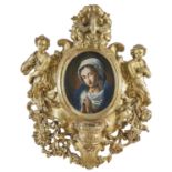 BEAUTIFUL GILTWOOD FRAME PROBABLY ROME EARLY 18TH CENTURY