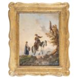 FRENCH OIL PAINTING 19TH CENTURY