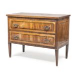 BEAUTIFUL DRESSER IN WALNUT AND WALNUT BRIAR CENTRAL ITALY LATE 18th CENTURY