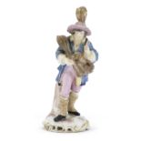 PORCELAIN SCULPTURE SAX EARLY 19TH CENTURY