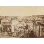 PHOTOGRAPH OF THE ROMAN FORUM LATE 19TH CENTURY