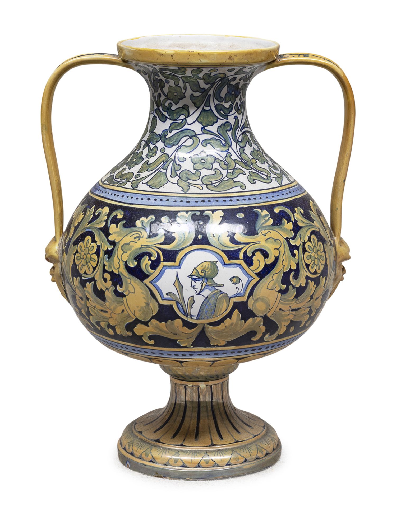 CERAMIC VASE GUALDO TADINO EARLY 20TH CENTURY