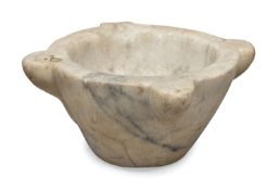 MORTAR IN WHITE MARBLE 19TH CENTURY
