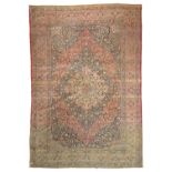 RARE TABRIZ CARPET LATE 19th CENTURY