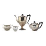 SILVER-PLATED TEA SET UK EARLY 20TH CENTURY
