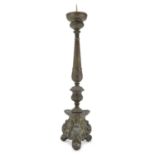 BIG METAL CANDLESTICK 19th CENTURY