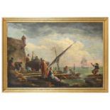 FRENCH OIL PAINTING LATE 18TH EARLY 19TH CENTURY