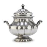 SILVER SUGAR BOWL ITALIAN KINGDOM LATE 19TH CENTURY