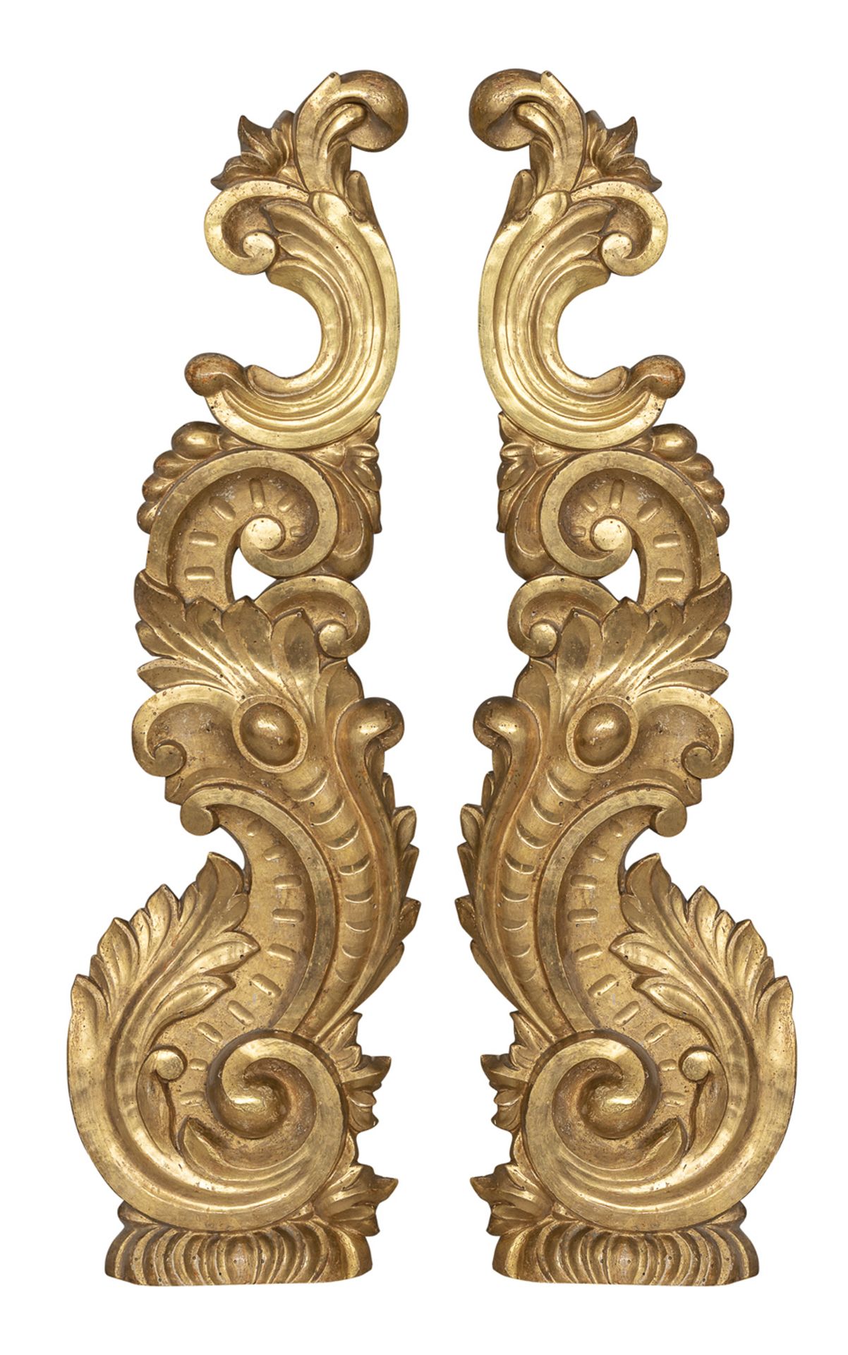 PAIR OF FRIEZES IN GILTWOOD 18th CENTURY