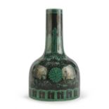 A RARE CHINESE PORCELAIN VASE FIRST HALF 20TH CENTURY. MARKED DAQING QIANLONG NIANZHI.