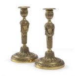 BEAUTIFUL COUPLE OF CANDLESTICKS END OF THE LOUIS XVI PERIOD
