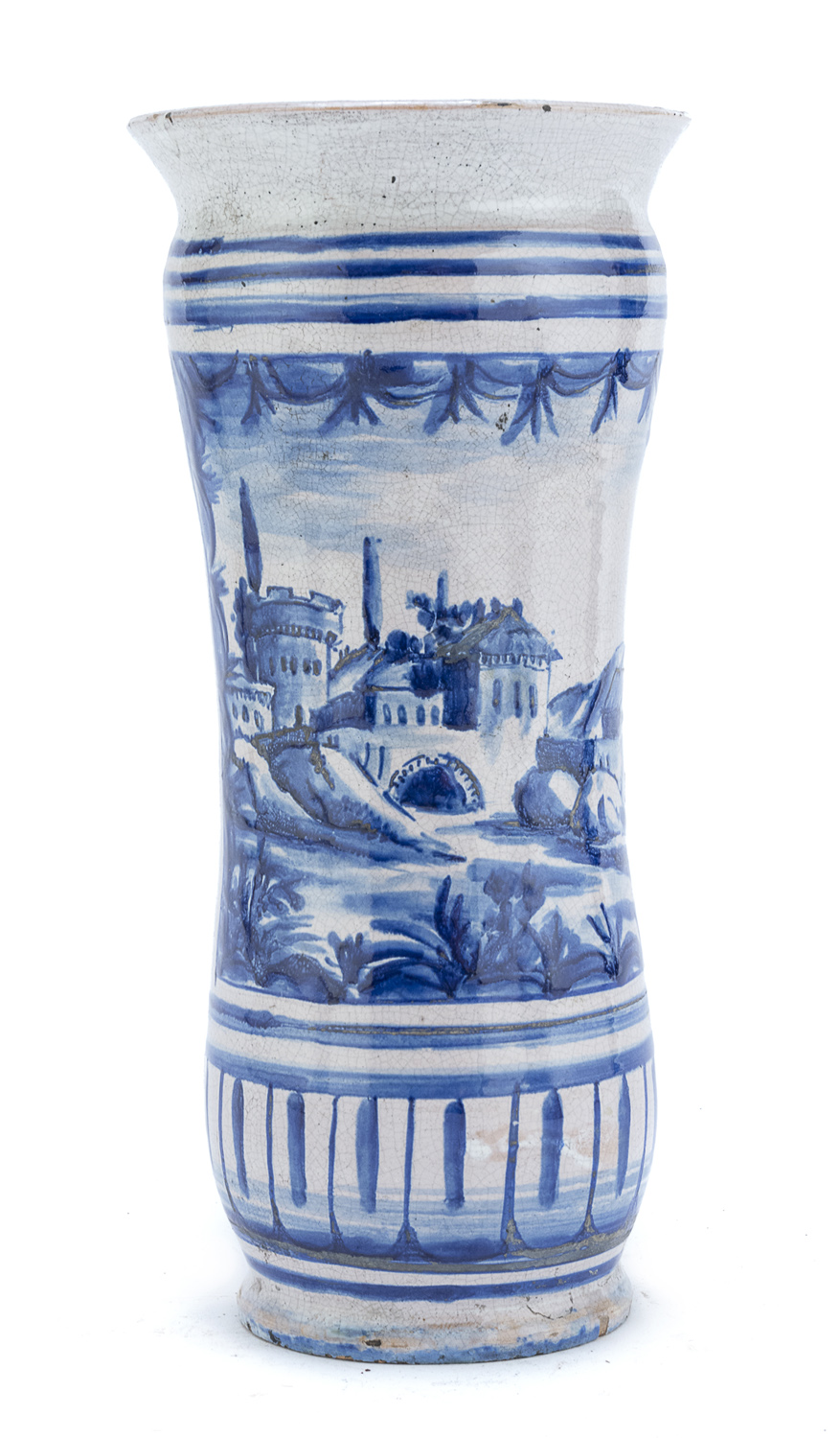 VASE IN MAJOLICA SOUTHERN ITALY EARLY 20TH CENTURY