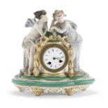 PORCELAIN CLOCK 19th CENTURY