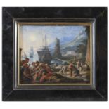 OIL PAINTING BY ADRIEN MANGLARD 18TH CENTURY