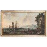 OIL PAINTING BY CHARLES FRANCOIS GRENIER DE LACROIX workshop of