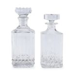 TWO LIQUEUR BOTTLES 20th CENTURY