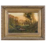 FRENCH OIL PAINTING 19TH CENTURY