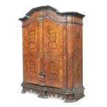 RARE WALNUT BRIAR CABINET GERMANY 18th CENTURY