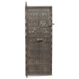 AN EBONY DOOR AFRICAN ART. EARLY 20TH CENTURY.