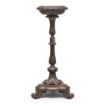 BEAUTIFUL MAHOGANY STAND WITH MARBLE TOP CARLO X PERIOD
