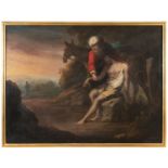 NORDIC OIL PAINTING BY PAINTER ACTIVE IN ITALY MID 19th CENTURY