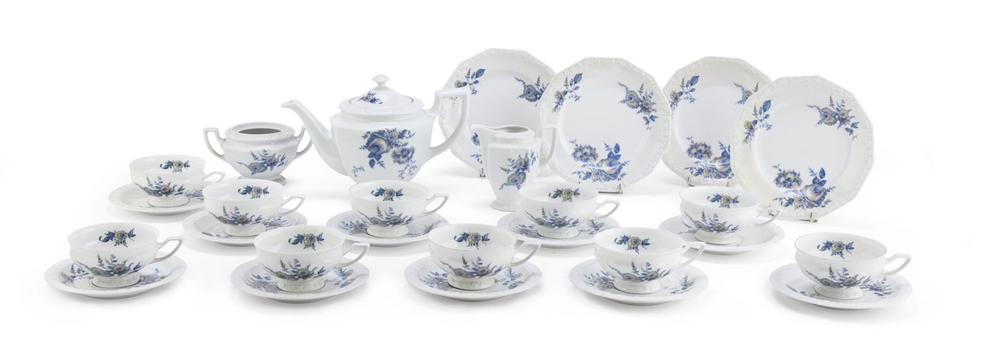 TEA SET IN PORCELAIN ROSENTHAL 20TH CENTURY