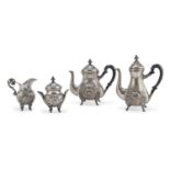 SILVER TEA AND COFFEE SET MILAN 1944/1968