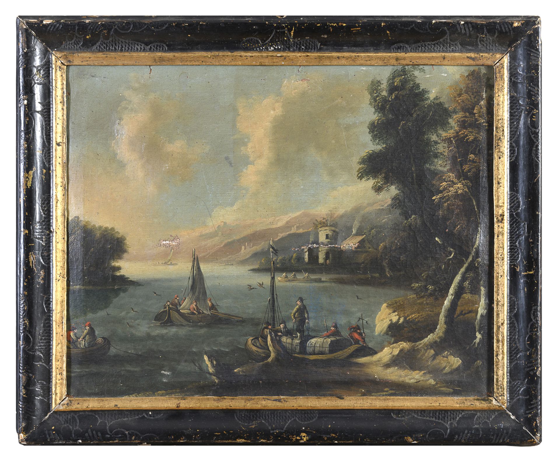 DUTCH OIL PAINTING EARLY 19th CENTURY