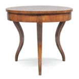 ROUND WALNUT TABLE TUSCAN FRENCH DIRECTORY PERIOD