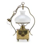 BRASS OIL LAMP EARLY 20TH CENTURY