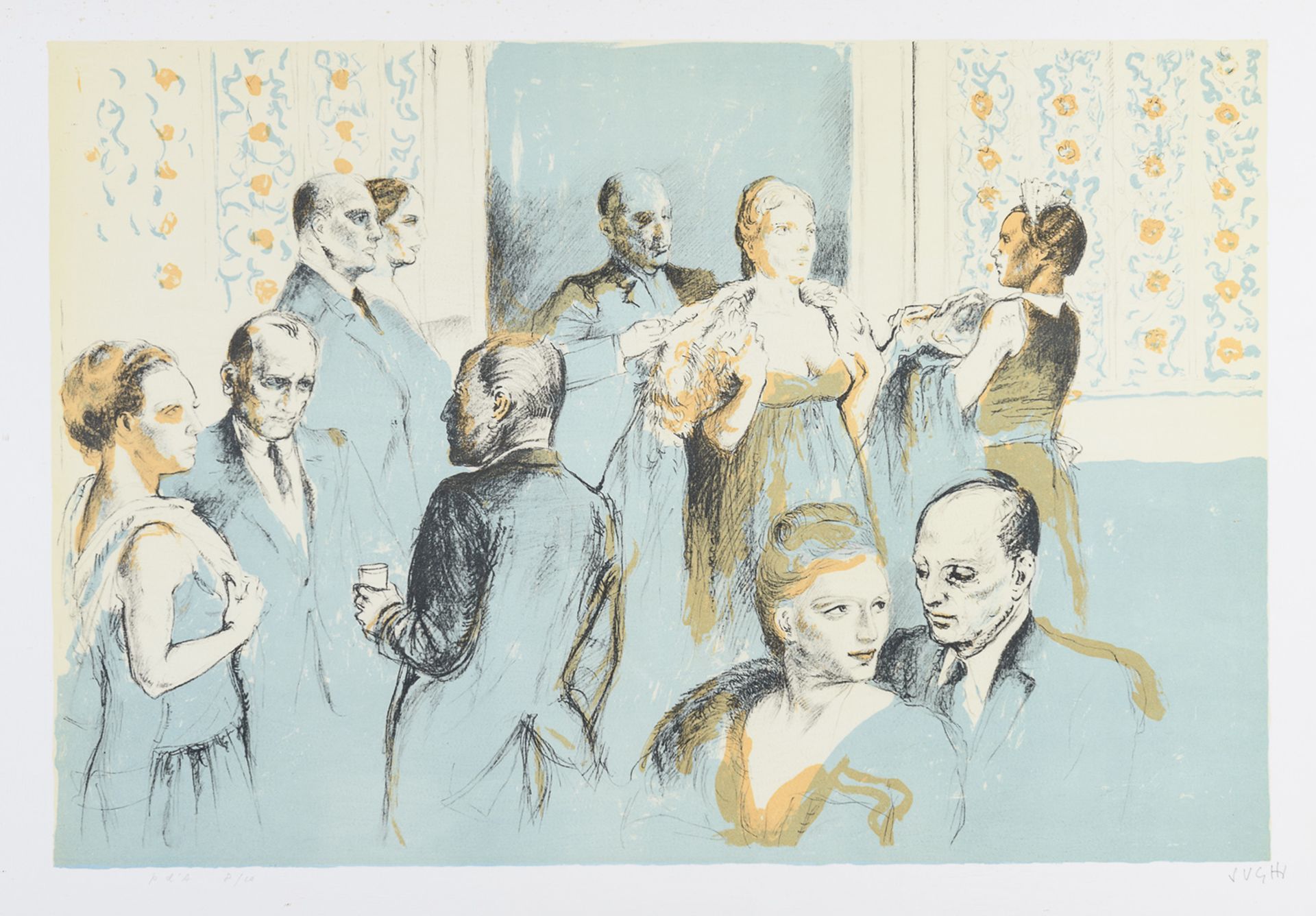 LITHOGRAPH BY ALBERTO SUGHI