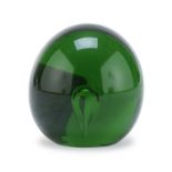 GLASS PAPERWEIGHT 1970s
