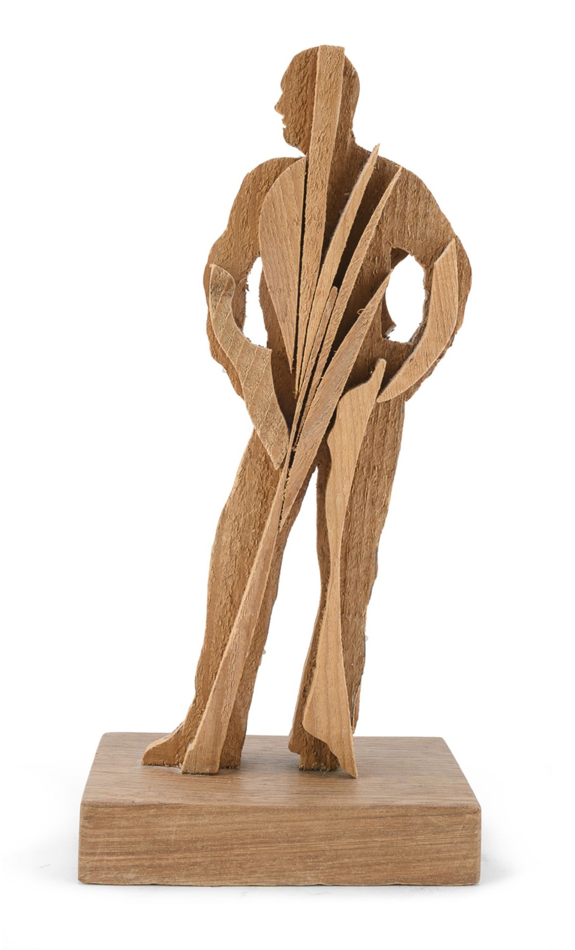 WOOD SCULPTURE BY MARIO CEROLI 1975