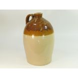 STONEWARE FLAGON.