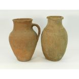 EARTHENWARE PITCHER ETC.