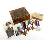 WWII NAVAL MEDALS ETC.