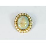 OPAL BROOCH.