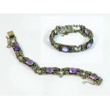 AMETHYST BRACELET.