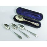 CASED SPOONS.