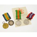 WWI & WWII MEDALS.