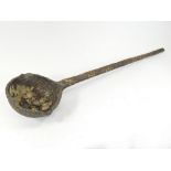 CAST IRON LADLE.