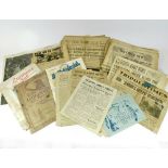 WWII MILITARY NEWSPAPERS ETC.