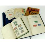 1937 CORONATION STAMP ALBUM ETC.