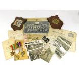 WWII MEDALS, SERVICE EPHEMERA ETC.