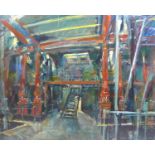 Michael (Mike) R. Hoar ARCA (British, 1943-2017): Abbey Pumping Station Leicestershire Industrial