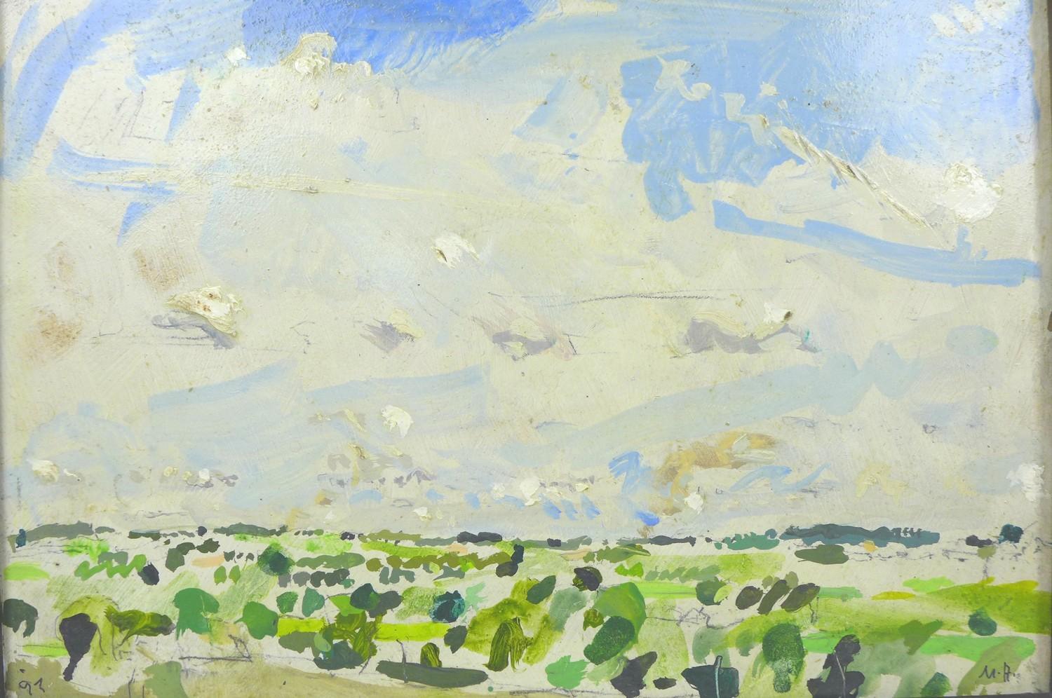 Michael (Mike) R. Hoar ARCA (British, 1943-2017): Impressionistic landscape, possibly