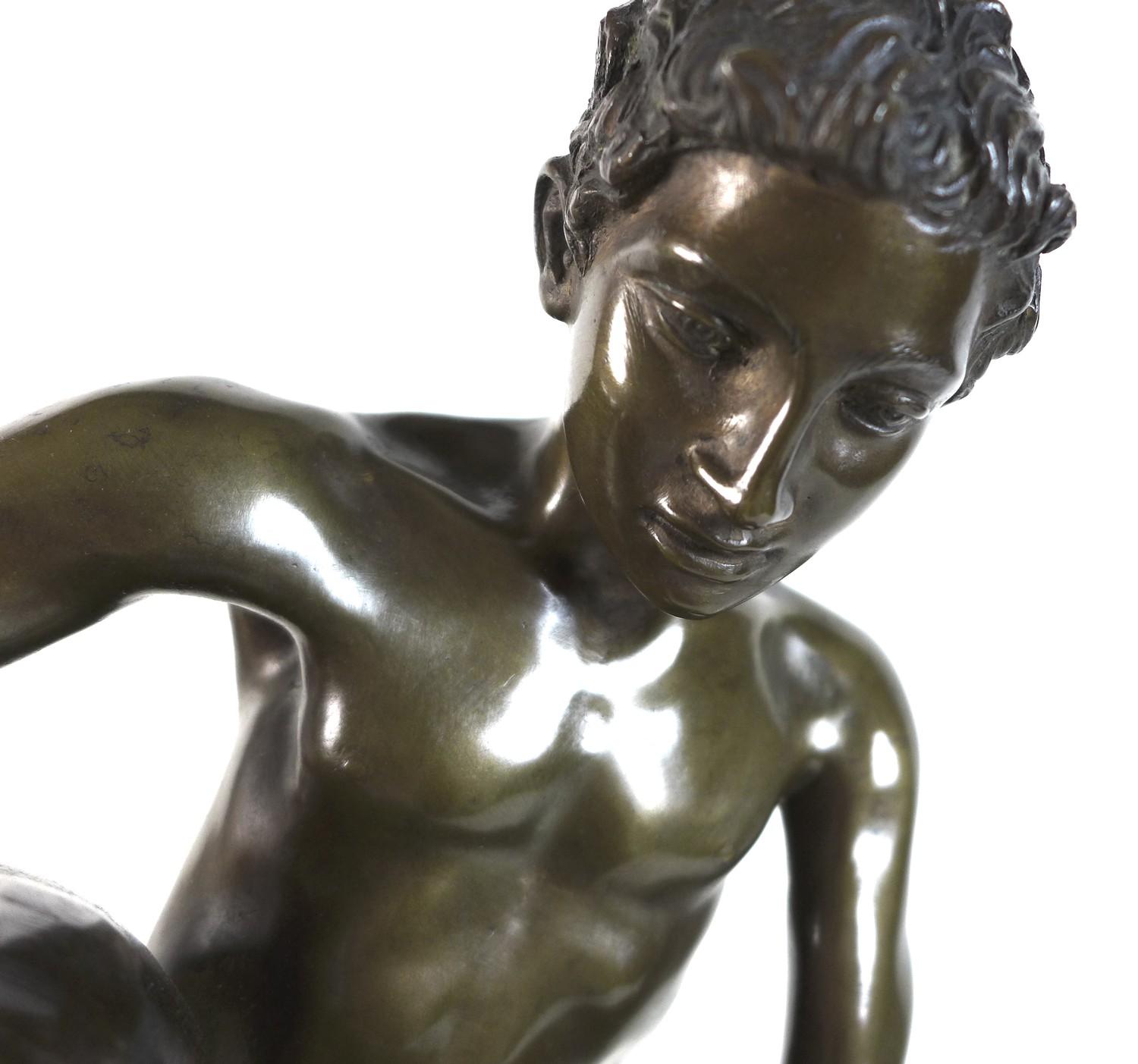 Vincenzio Gemito (Italian 1852-1929): 'L'Acquaiolo' (The Water Carrier), a bronze figural - Image 4 of 7